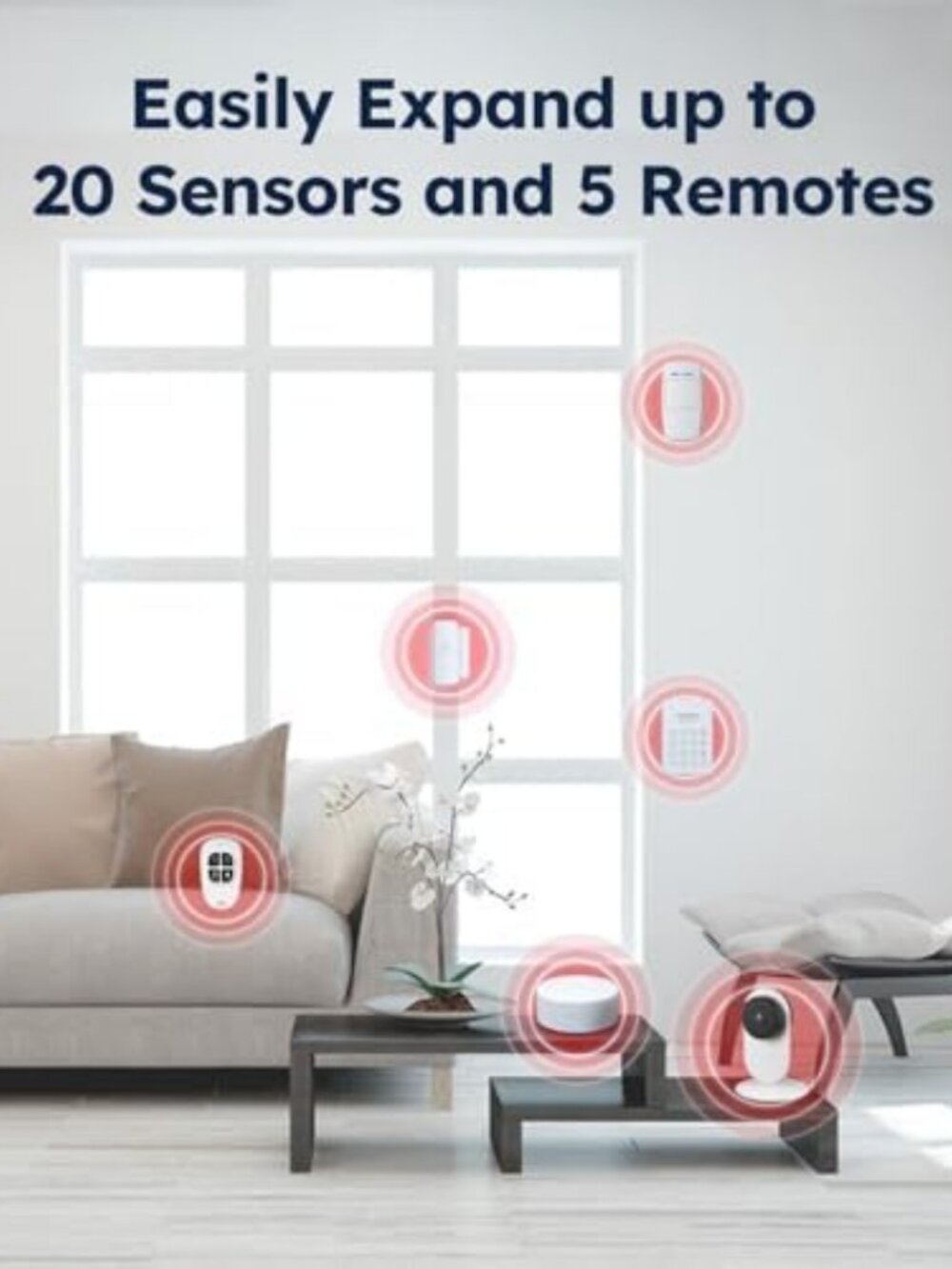 DIY Wireless WiFi Door Alarm System - 8-Piece Security Kit with Door Sensors - Picture 6 of 6